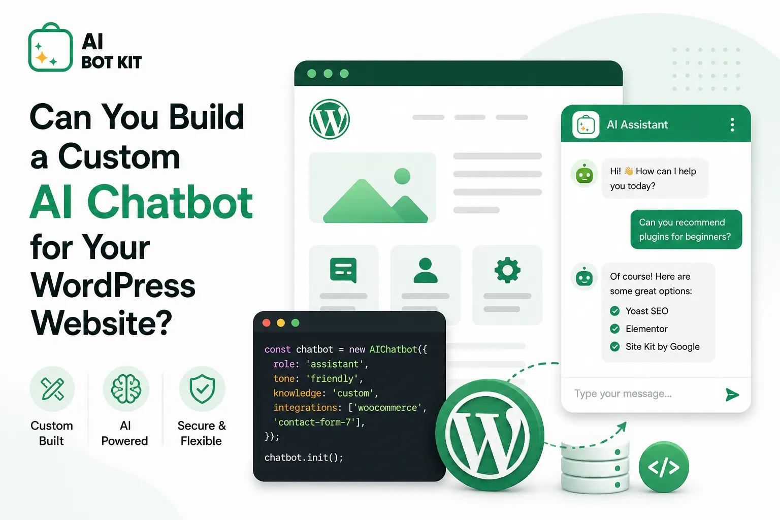 Can You Build a Custom AI Chatbot for Your WordPress Website