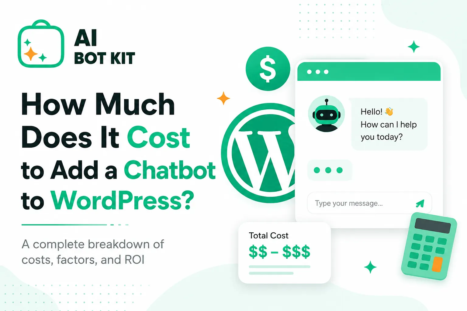 How Much Does It Cost to Add a Chatbot to WordPress