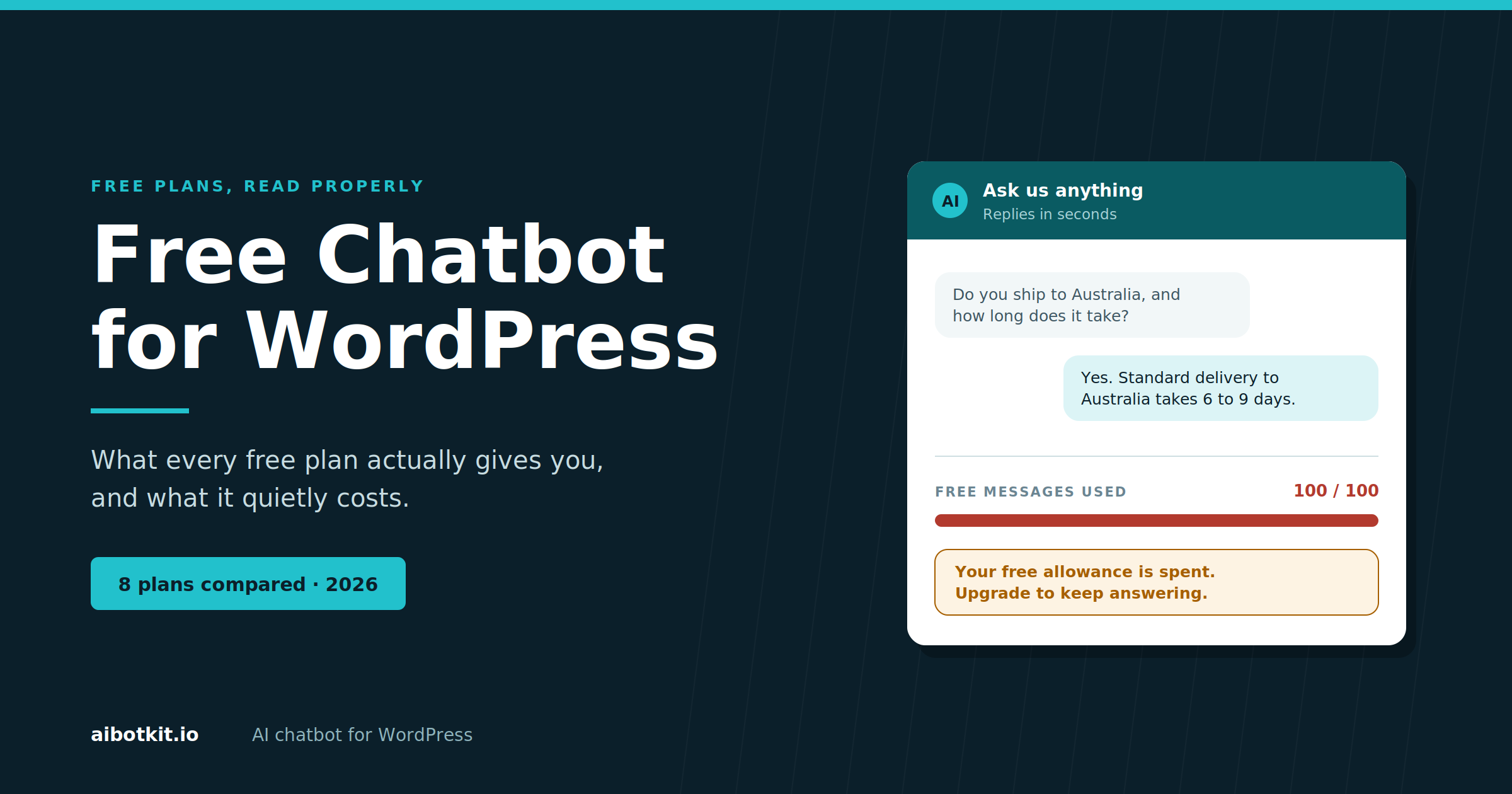 Free Chatbot for WordPress